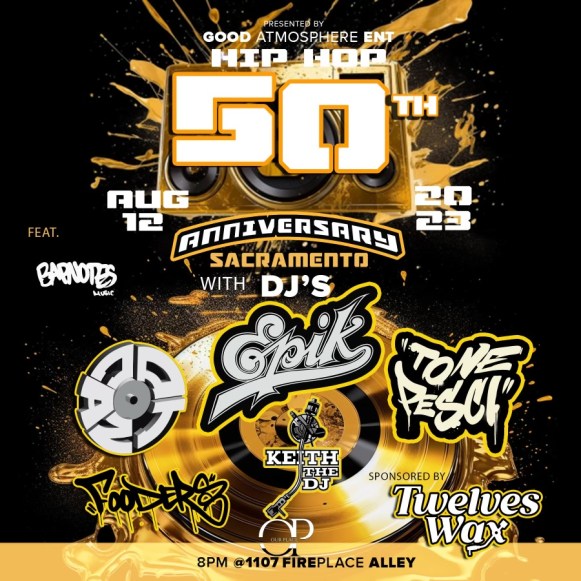 Flyer with DJ Logo's